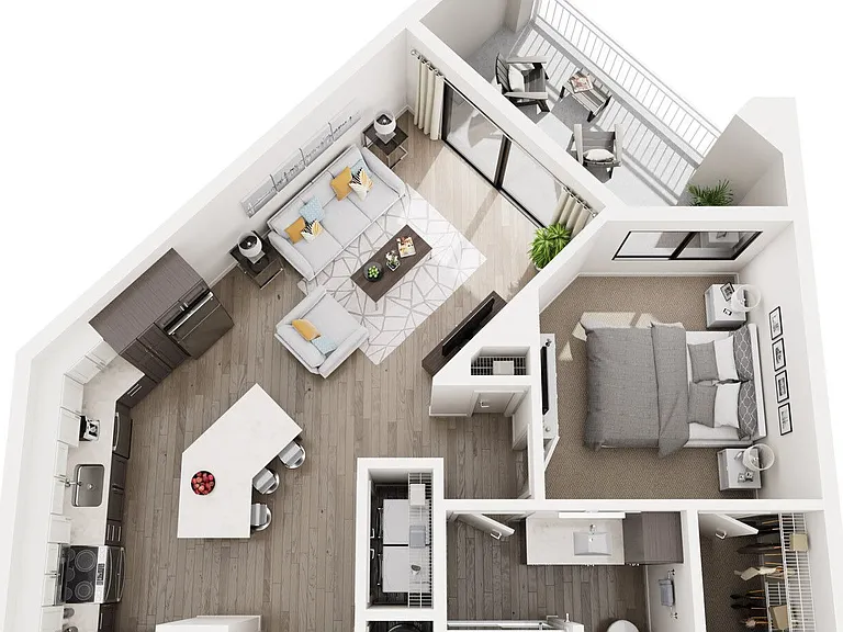 A-2 floor plan The Hudson