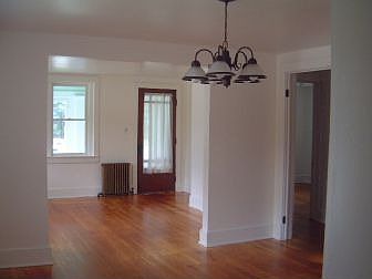 Refinished hardwoods, fresh paint
