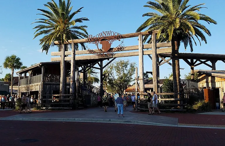Brownwood Town Square. Within walking distance to the rental.