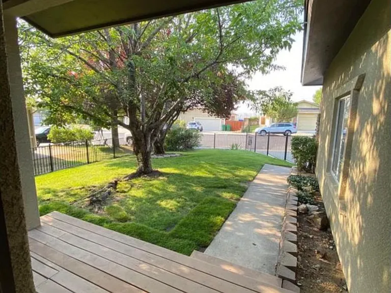 From the front door patio
