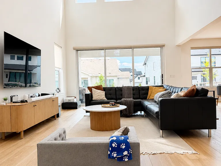 Airy Open Concept Layout with Vaulted Ceilings