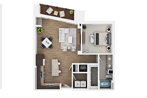 Floor plan A22