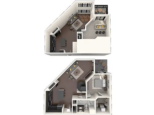 Floor plan Montgomery Loft A