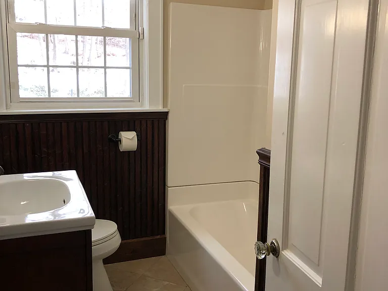 First floor full bathroom