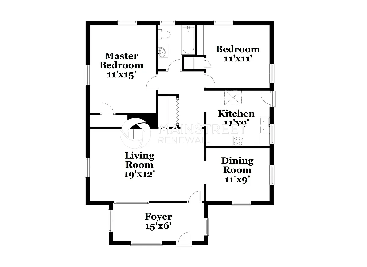 Floor Plan - 3017 Dogwood Ave