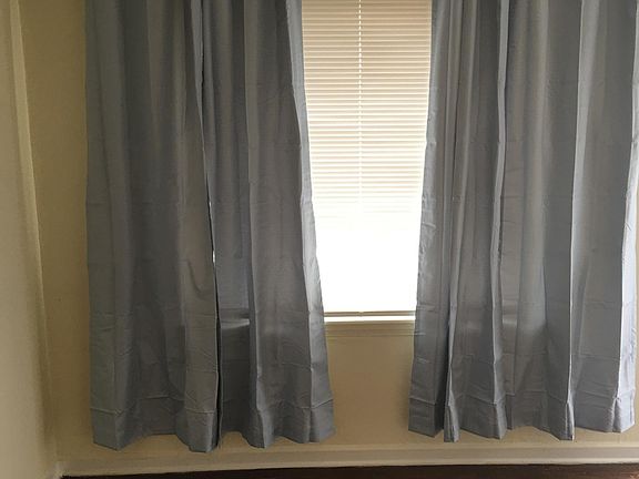 Living room new curtains, blinds