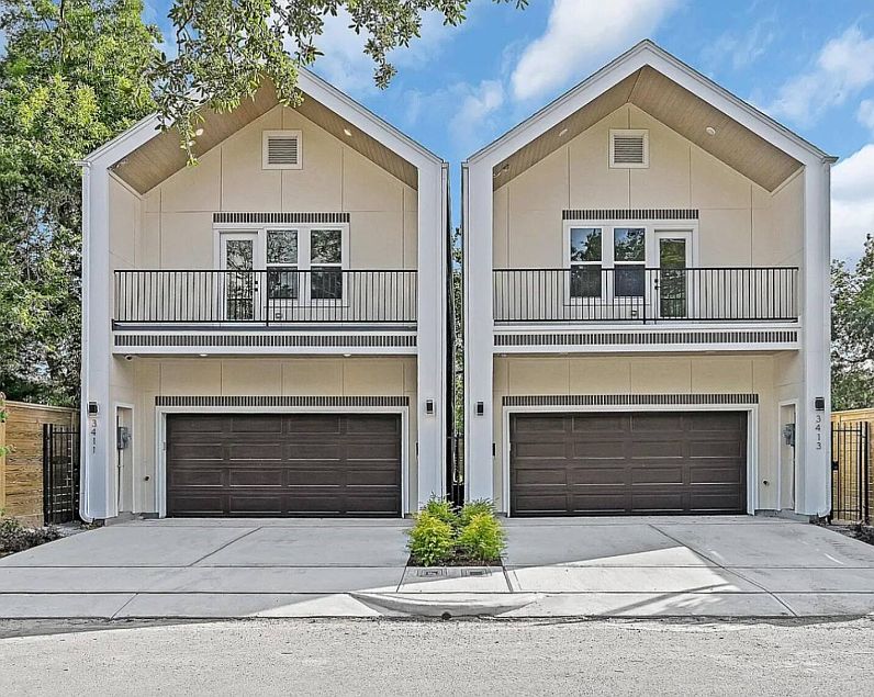 front of property
