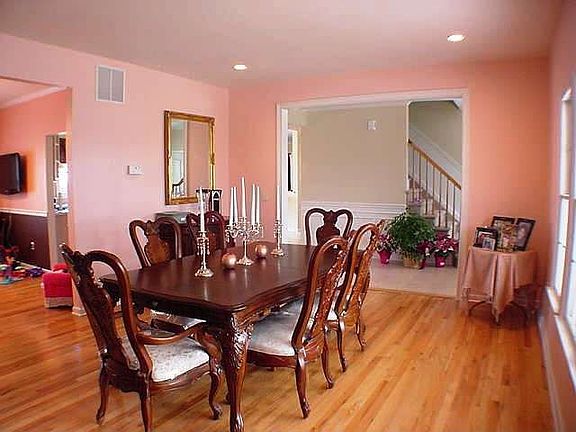Formal living room is now being used as a formal dining room