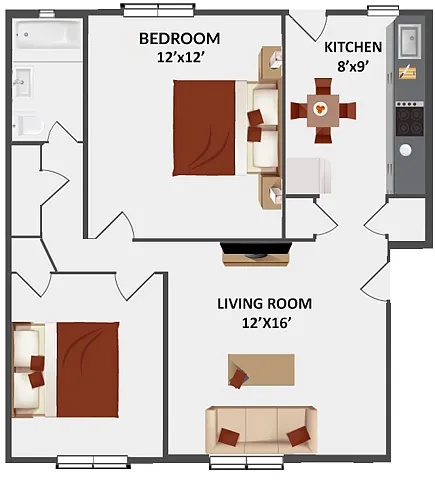 Floor plan Sparrow