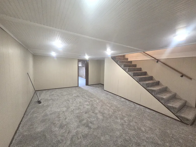 Lower level living area