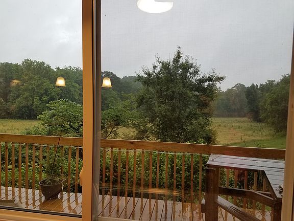 view from kitchen window