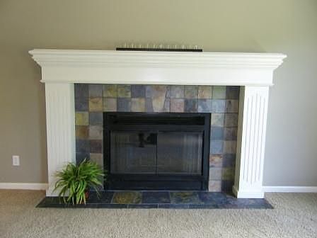 Custom Wood Burning Fireplace