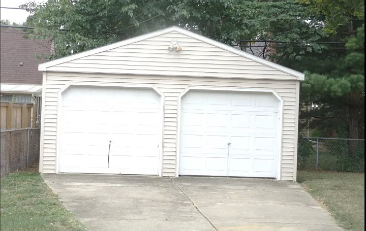 DETACHED GARAGE WITH OPENER