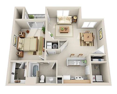 Floor plan Independent Affordable