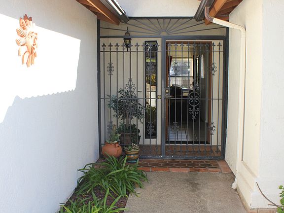 Front door entry area