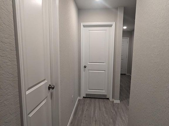 Hall way looking at room #2 and shared bathroom