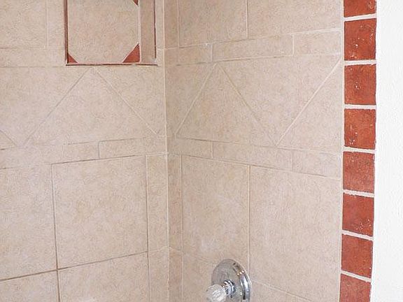 Nice Tile Work in Bathroom