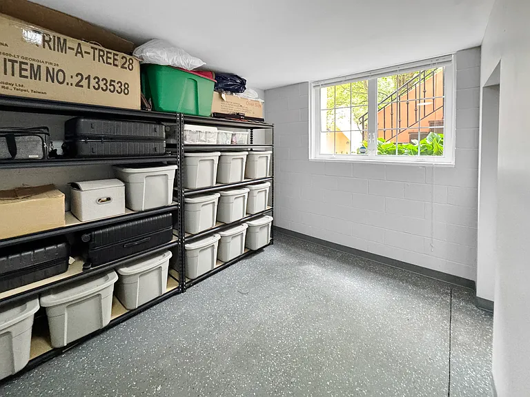 Large Storage room or extra space for an office.