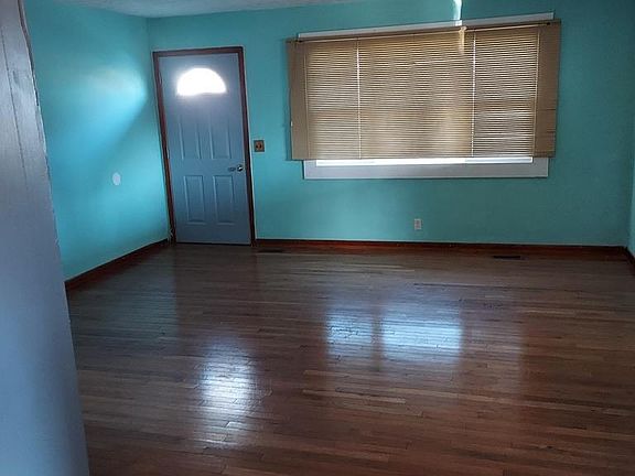 living room and front door