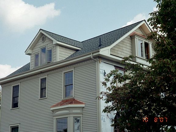 New gable seat window