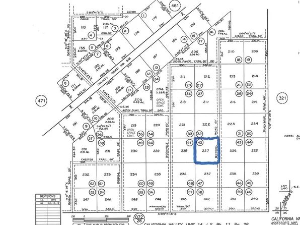 0 Bonsall Rd Lot 227, Santa Margarita, CA 93453