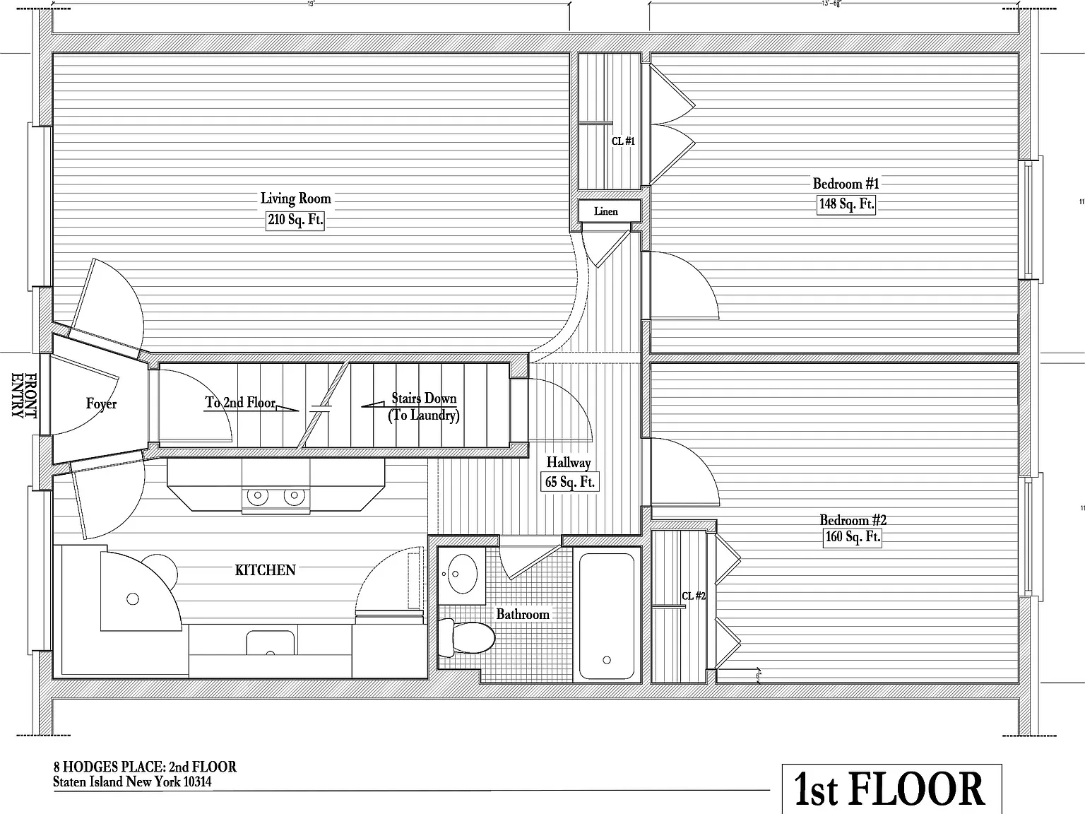 2 bed, 950 sqft, $2,750 — Photo 1