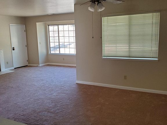 From kitchen showing in to dining room and living room area