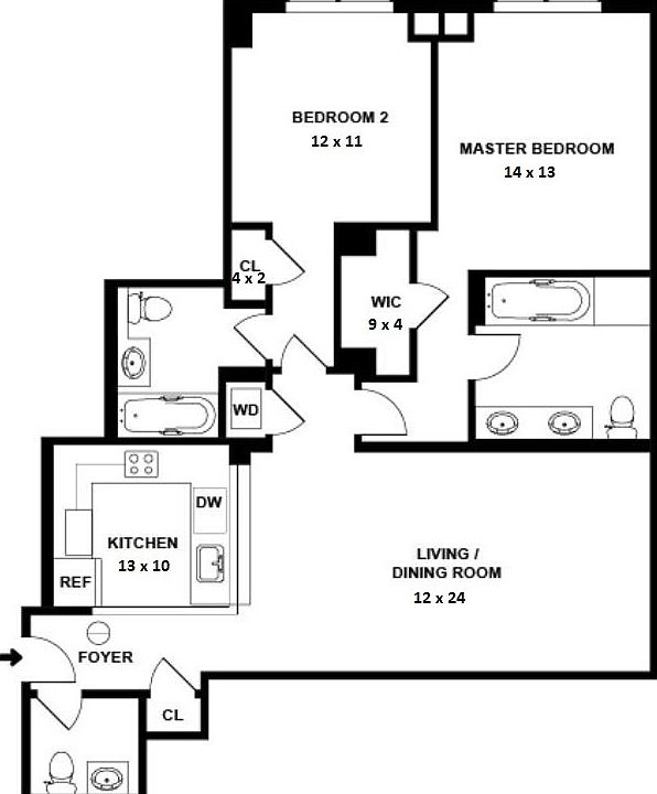 2nd image of 50 Riverside Blvd APT 5U