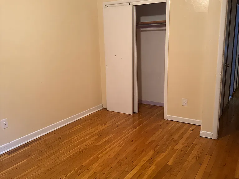 First floor bedroom with closet