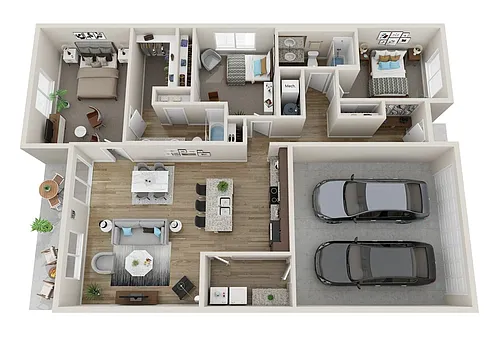 Floor plan Walnut - C1