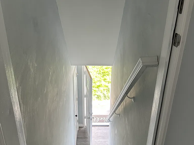 staircase to the upstairs apartment