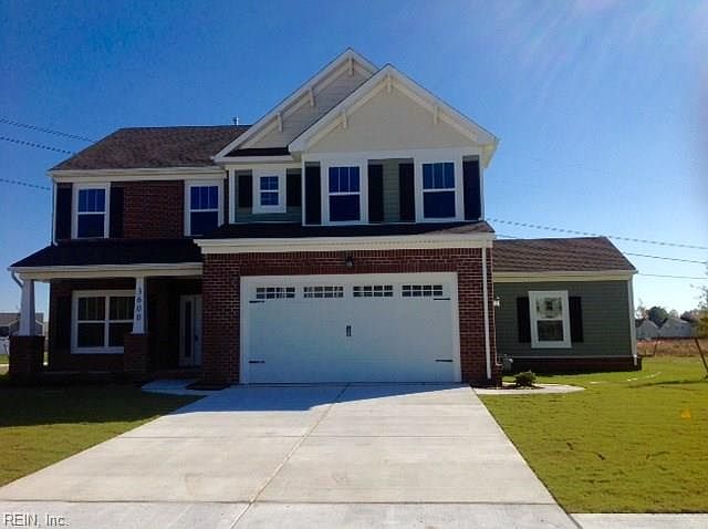 Warwick 2 with Craftsman elevation is enhanced with elegant architectural detail.  Photo shown similar to home being built