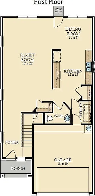 4 bed, 2.5 bath, 2329 sqft, $2,100 — Photo 4