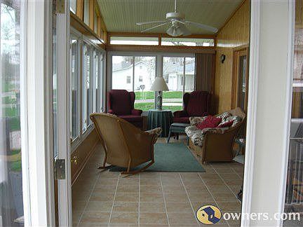 Glassed in porch