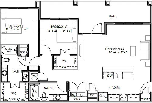 Floor plan B3