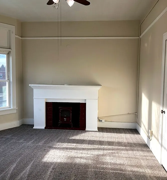 New carpet and fresh paint