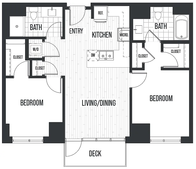 Floor plan Plan 2B