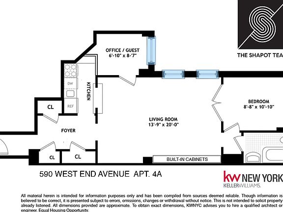 2nd image of 590 W End Ave APT 4A