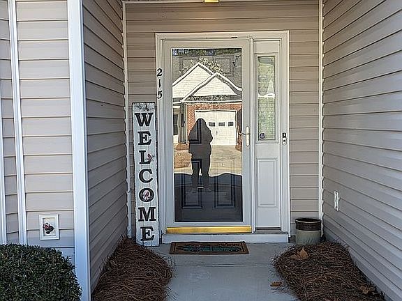 Front entrance, new light