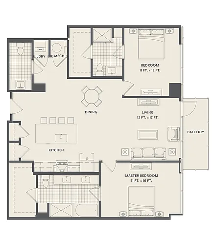 Floor plan B-1B