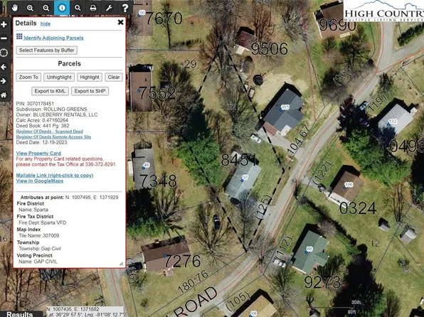 97 Rolling Green Road, Sparta, NC 28675