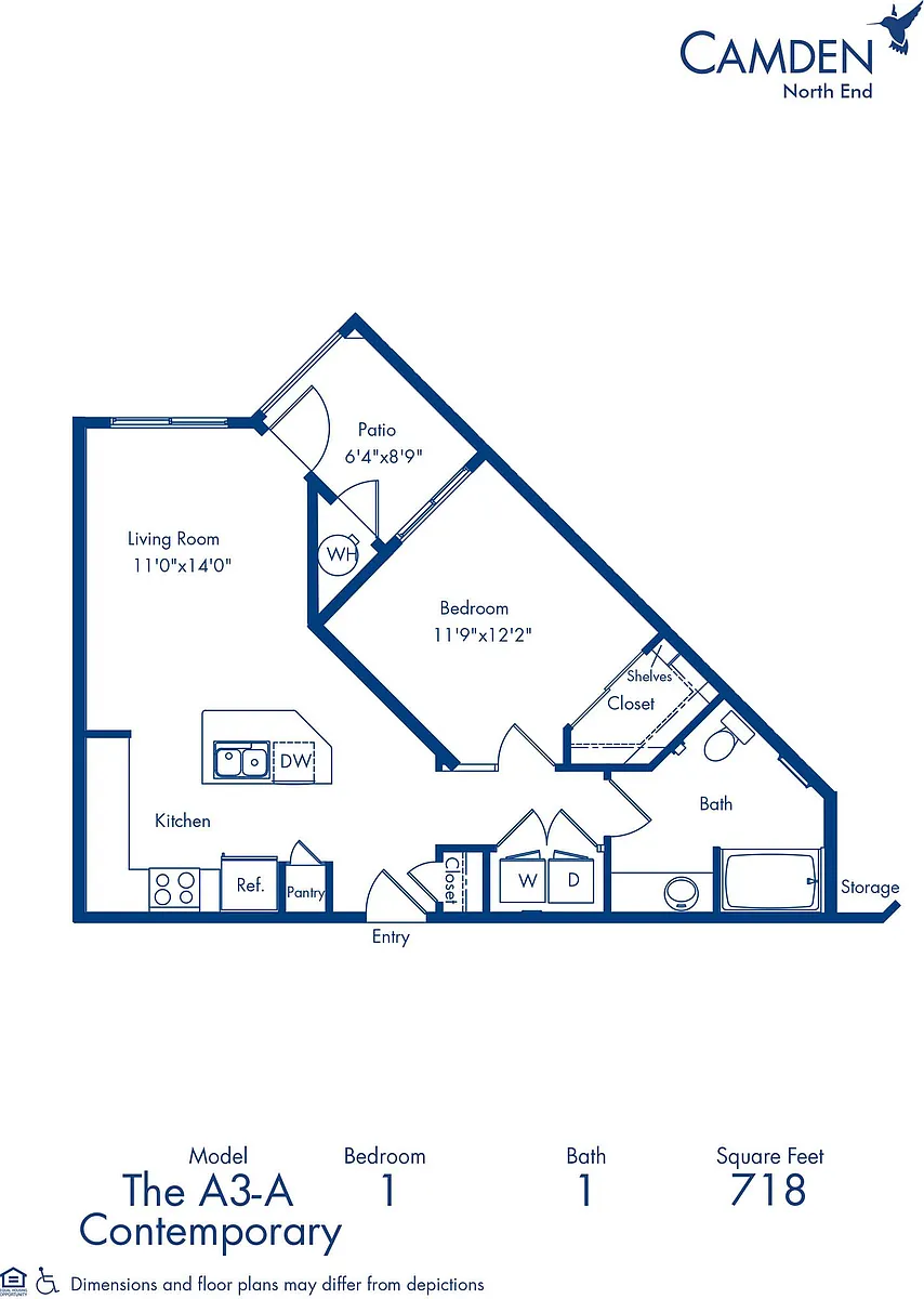 Floor plan The A3-A