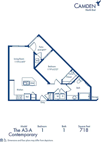 Floor plan The A3-A