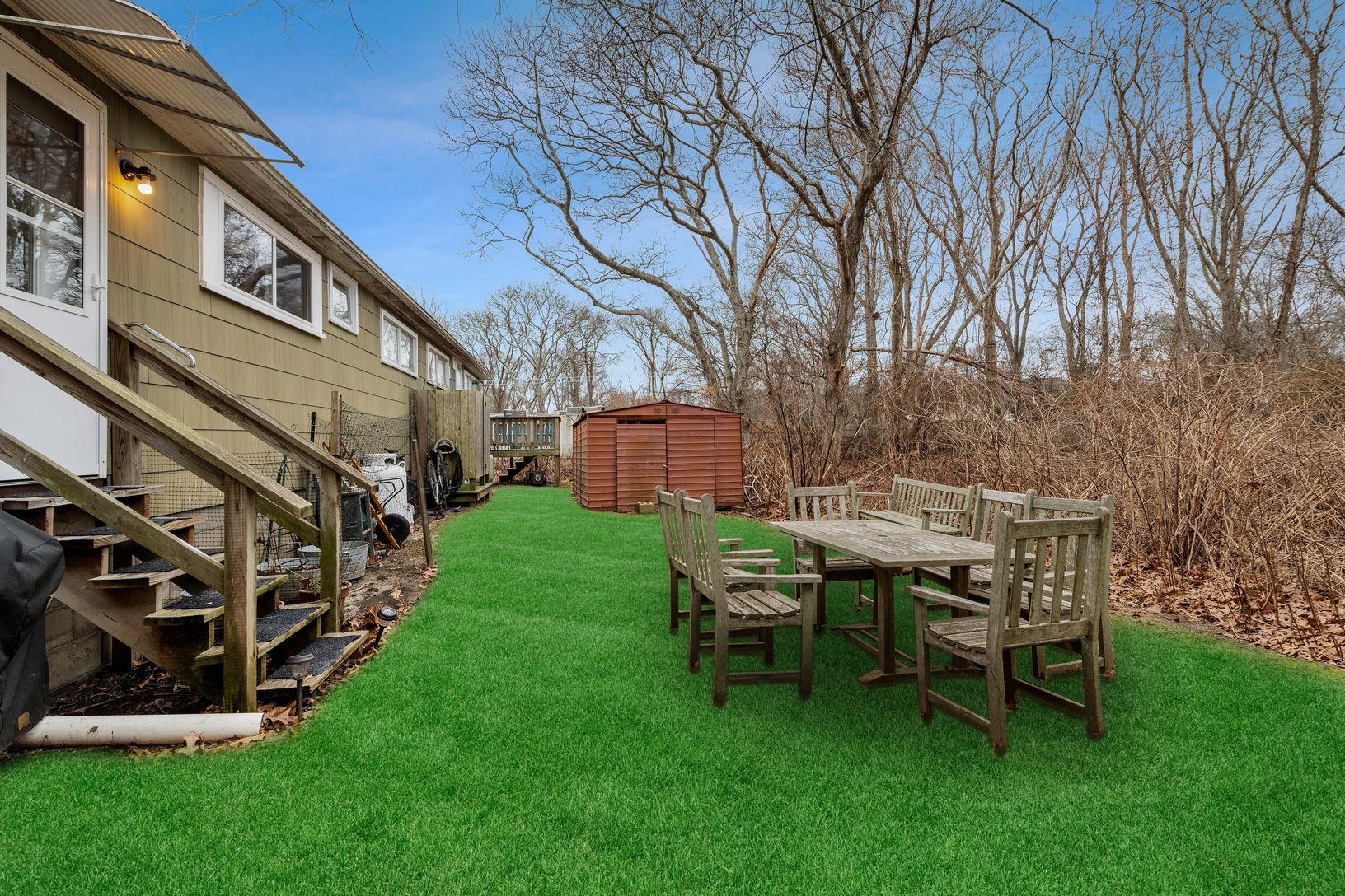  Rear yard