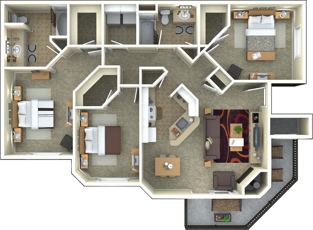 Floor plan Residence 6 Luxury