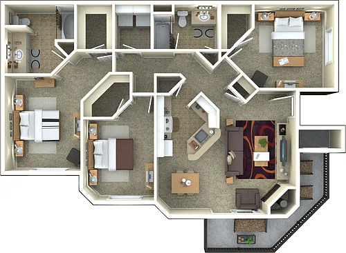Floor plan Residence 6 Luxury