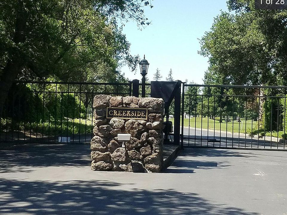 Entrance to Creekside a gated Silverado Country Club Community