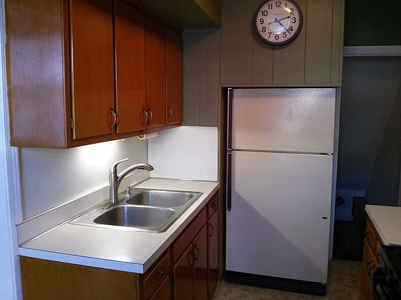 kitchen sink and refrigenator