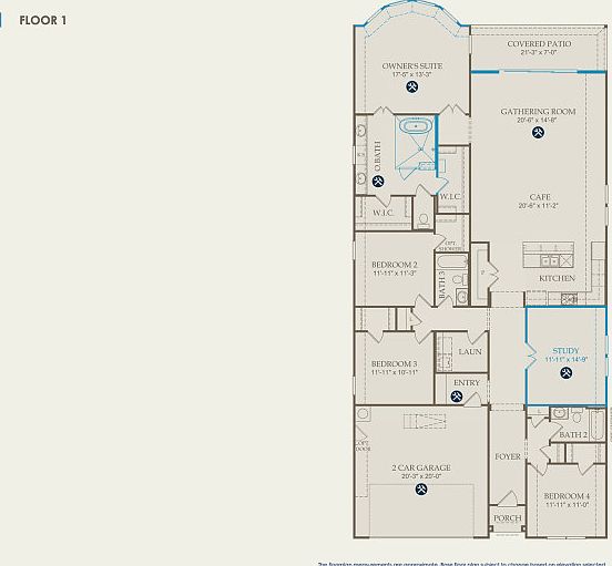 Elmaton Floor Plan, Quick Move-In Home, Floor 1
