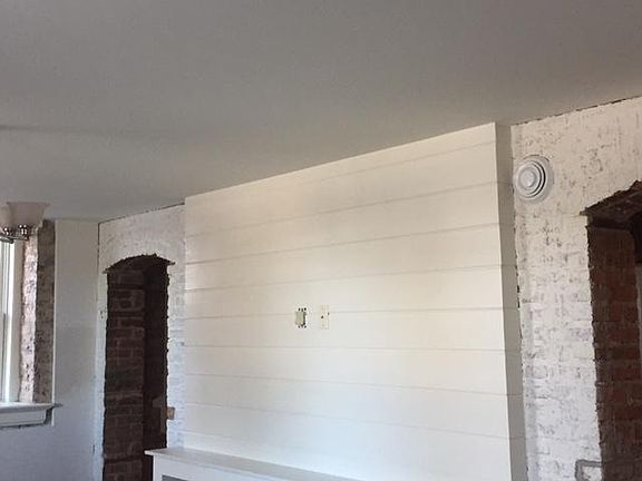 Living Room, built in entertainment center
